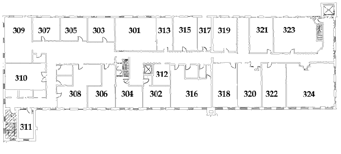 Third Flooor Map